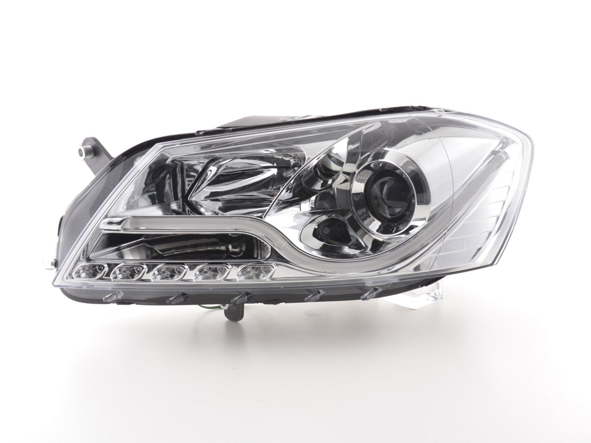 Scheinwerfer Set Daylight LED TFL-Optik VW Passat B7 3C 10- chrom Scheinwerfer Set Daylight LED TFL-Optik VW Passat B7 3C 10- chrom
